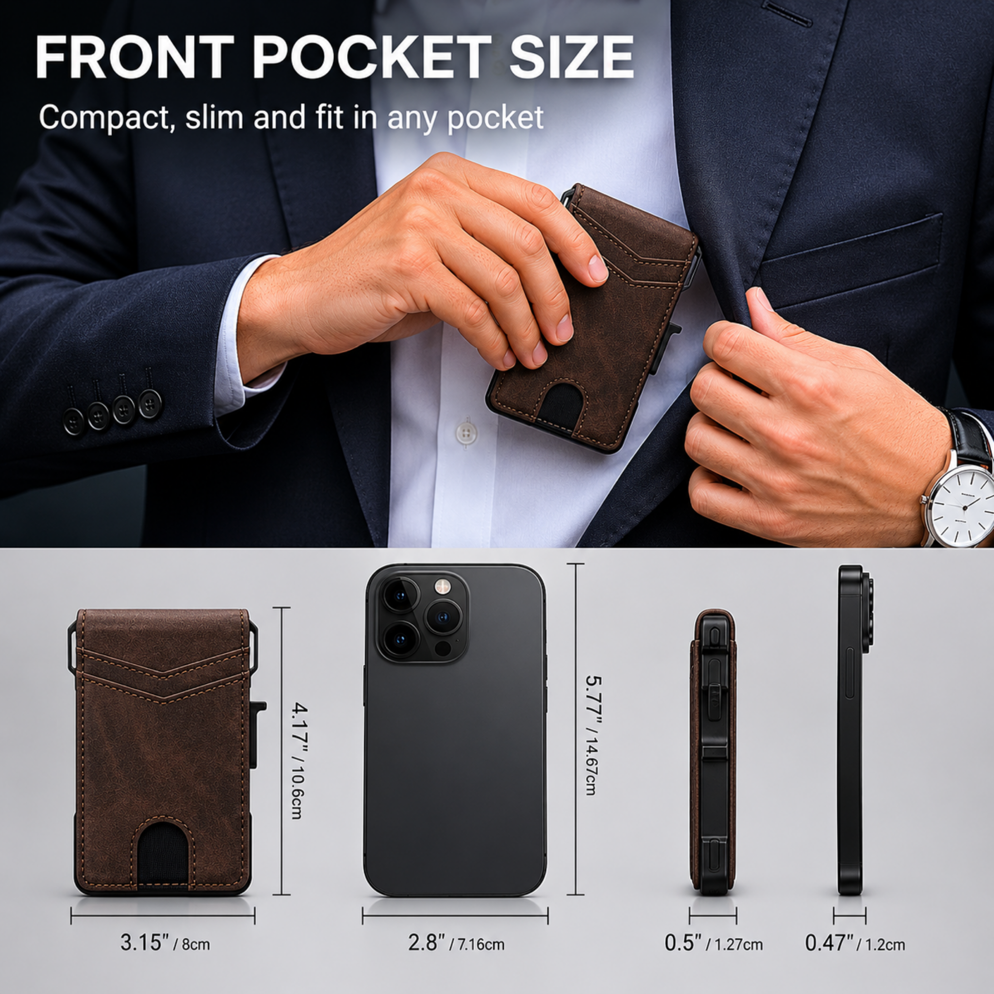 Avesoria MagVault® Minimalist Wallet - Maximum Capacity. Minimal Footprint.