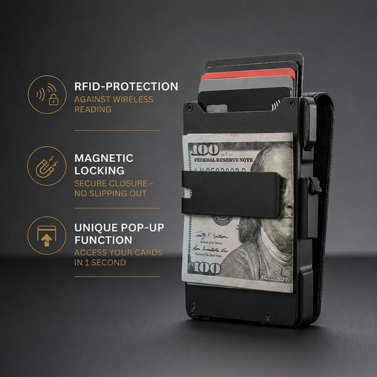 Avesoria MagVault® Minimalist Wallet - Maximum Capacity. Minimal Footprint.